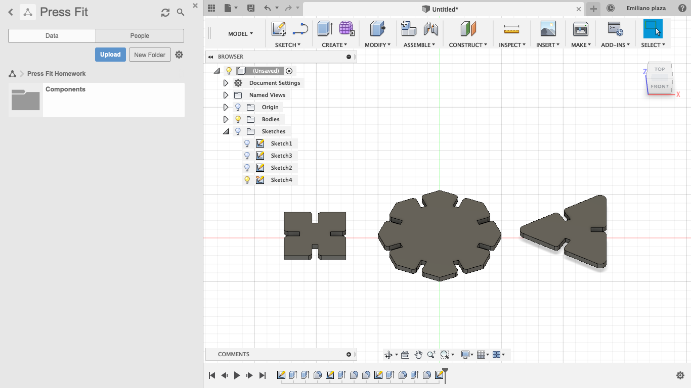 Press Fit Design 3D